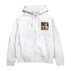 chocomegane0228の子猫とひよこ Zip Hoodie