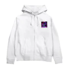 モノモノクローゼットのオーラライオン Zip Hoodie