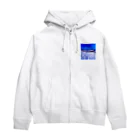 Designer-ryoの屈斜路湖 Zip Hoodie