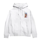 雑貨「キリン堂」のきりん１６ Zip Hoodie