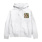 animalsの可愛い犬 Zip Hoodie