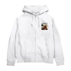 ニゴ猫　shopのDNA鑑定中なう Zip Hoodie