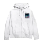 オーロラの里の星空の魔法 Zip Hoodie