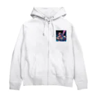 monokurobubuのユニコーンガール Zip Hoodie