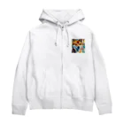 KAPPA TRAVEL GOの柴犬の幾何学 Zip Hoodie