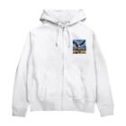 ganeshaの離陸準備中のタカ Zip Hoodie