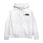 りさぽむストア SUZURIのりさぽむロゴ　クロ×アカ Zip Hoodie