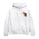 Mashlyのマシロくん猫グッズ Zip Hoodie