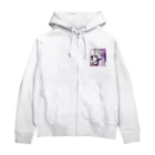 パープルルームのヨガを極める美しさ Zip Hoodie