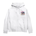 Chama's shopのビーチアニマル Zip Hoodie