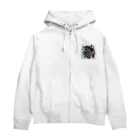 のだまクリエイターズらぼの近未来アート Zip Hoodie