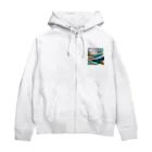 yukki1975の折り紙のイラスト_044 Zip Hoodie