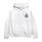 caa11052の穏やかな犬 Zip Hoodie