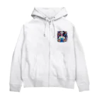 shiro_cafeの近未来美容師 Zip Hoodie