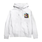 aaammmamのエルフ　魔法使い Zip Hoodie