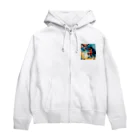 sasahisa0822のバスケットシューター Zip Hoodie