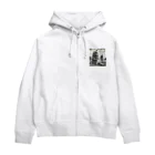 海の幸の黒船 Zip Hoodie