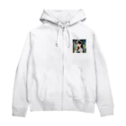 終わらない夢🌈の美しい少女✨ Zip Hoodie