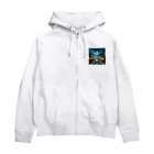 Rパンダ屋の「冬風景グッズ」 Zip Hoodie