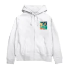 海の幸の美しい海 Zip Hoodie