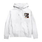 ai-AIの猫教授 Zip Hoodie