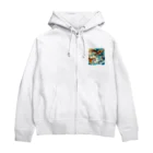 momonekokoの異世界の戦い Zip Hoodie