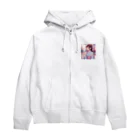 yukatagirlsの「あの人、まだかなあ？」 Zip Hoodie