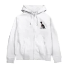 チェリモヤのイタリアン グレイハウンド 02 Zip Hoodie