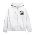 nightwalkerのノートルダム大聖堂 Zip Hoodie