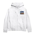 さちの部屋のとある日の夕焼け Zip Hoodie