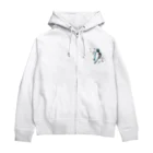 yukaridesignの静けさの朝 Zip Hoodie