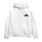 shatcikuのスクランブラー1997 カラー Zip Hoodie