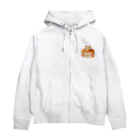 Slabo+Kariiのホットケーキとクマさん Zip Hoodie