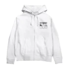 Piso Store on Suzuriの満足ハムスター Zip Hoodie