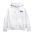 くまのおもちゃ箱のくじら Zip Hoodie