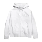 Less is moreの媚びないうさぎ Zip Hoodie