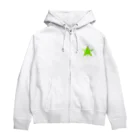 SHIZRUのSUZURIの天地エムブレム（ライム） Zip Hoodie