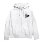 ヒラノマキコの2019.9月うさぎ Zip Hoodie