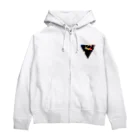 【三角形の穴】の▼5【逆三角形の穴】 Zip Hoodie