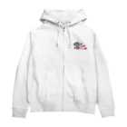 ぽきゅるやさんのもおかぴょんと機関車でゴー Zip Hoodie