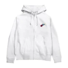 ちょっと覗いてみたらいいのワインこぼしちゃった人間 Zip Hoodie