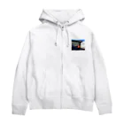 カレー部のお店の灰になるまで使い切る！ Zip Hoodie