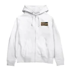 MOJI-YAのワニ Zip Hoodie