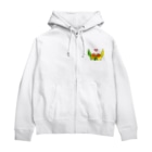 まめるりはことりのハイタッチなかよしコザクラインコ【まめるりはことり】 Zip Hoodie