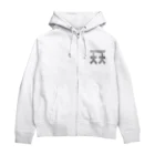 天才天界の天才天界・ちょんまげエイリアンハイブリッド Zip Hoodie