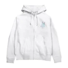 ふわふわぷるぷるのうさちゃん星人 Zip Hoodie