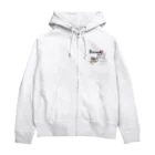 楽猫楽描しげ屋のメガネにゃんこ Zip Hoodie