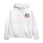 松や SUZURI店の花粉症マーク Zip Hoodie