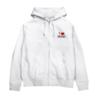 オールドファッションのI LOVE WINE Zip Hoodie