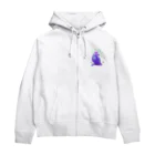 どうにでもちゃんの虚構しょっぷのびりびり感電むらさきしんぞうちゃん Zip Hoodie